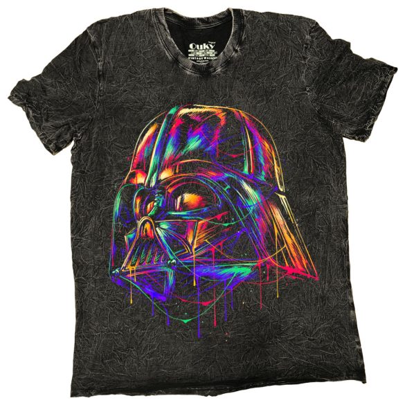 Darth Vader Mask - Vintage washed - Tie Dye póló