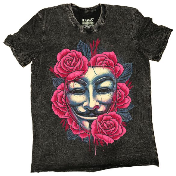 Anonym Mask Vendetta - Vintage washed - Tie Dye póló