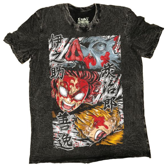 Demon Slayer - Vintage washed - Tie Dye póló
